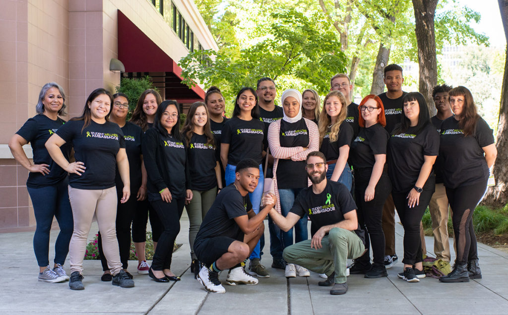 Group photo of 2019-20 Student Wellness Ambassadors